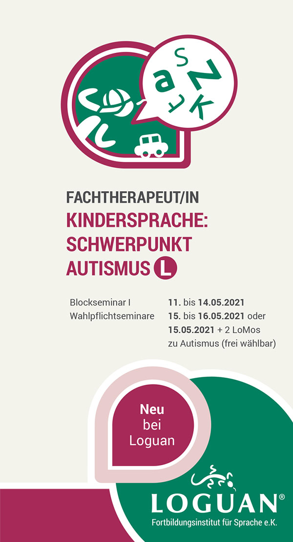 Loguan Flyer FachtherapeutIn Autismus