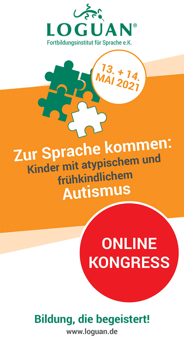 Loguan Flyer Kongress Autismus