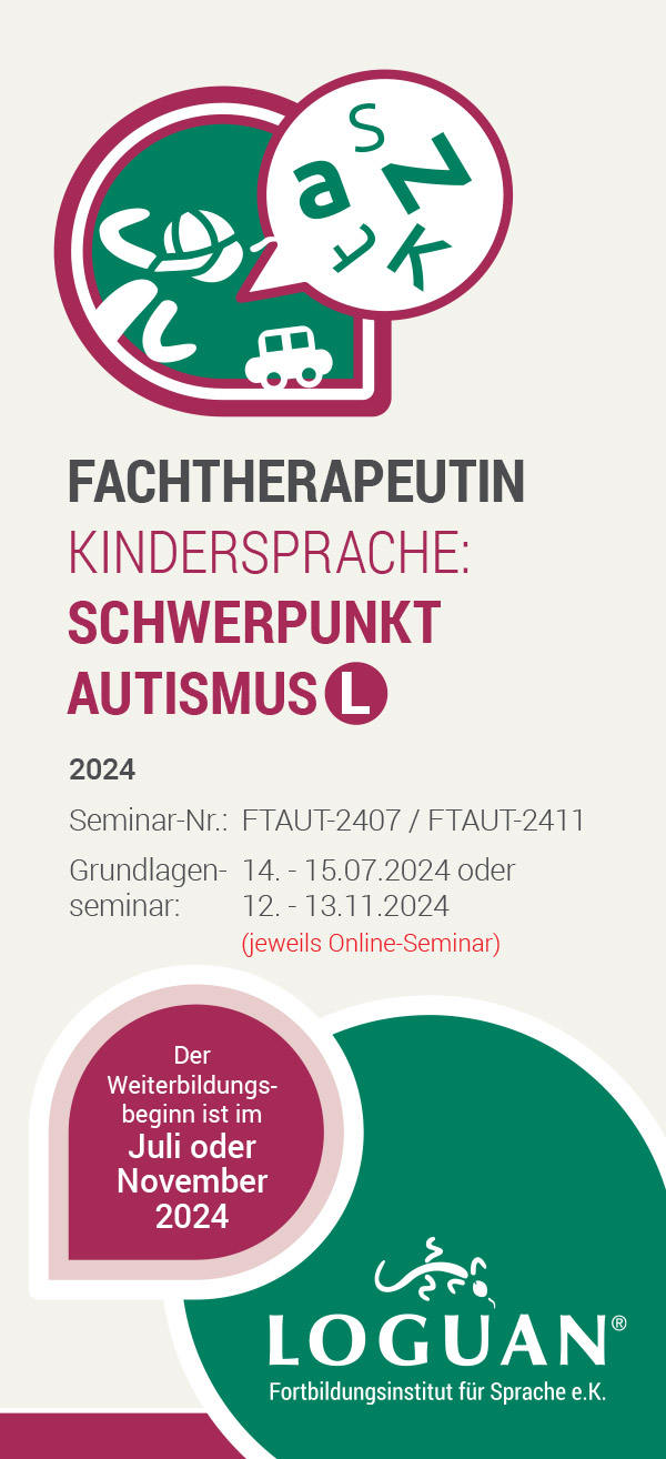 Loguan Flyer FachtherapeutIn Autismus